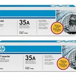 HP CB435AD Toner Nero 35A Pacco Doppio