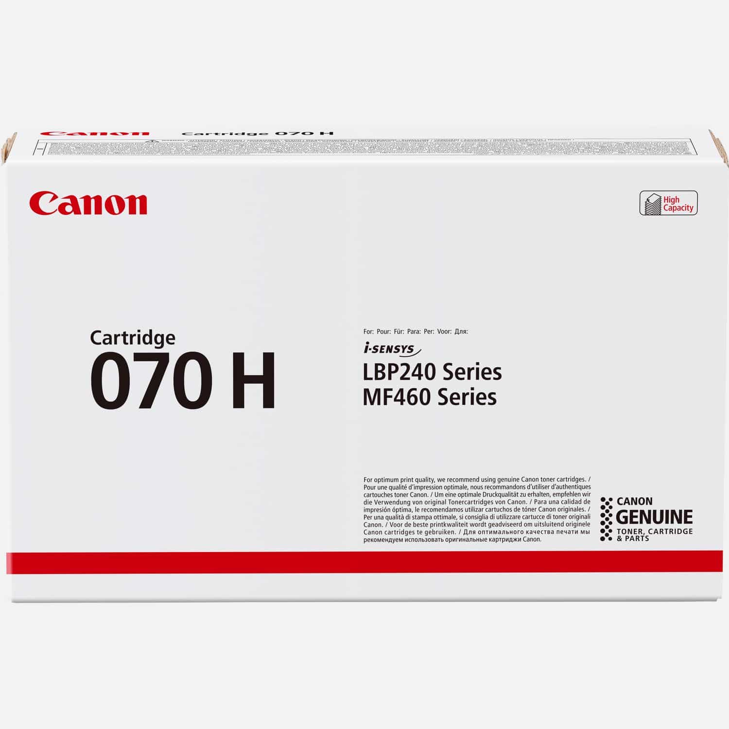 Toner Canon 070H 5640C002 nero Originale
