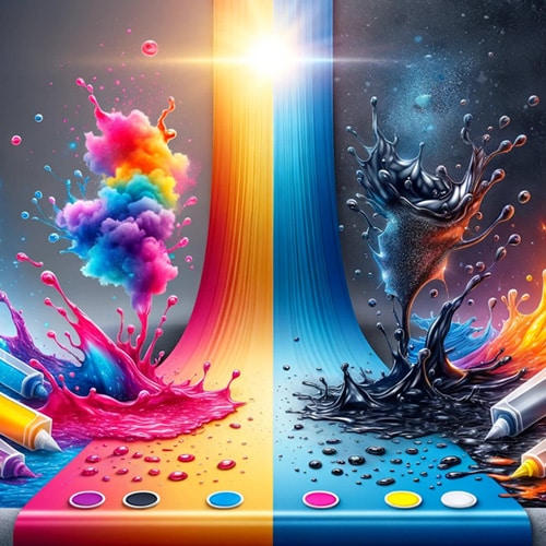 Inchiostro Dye vs Pigmentato