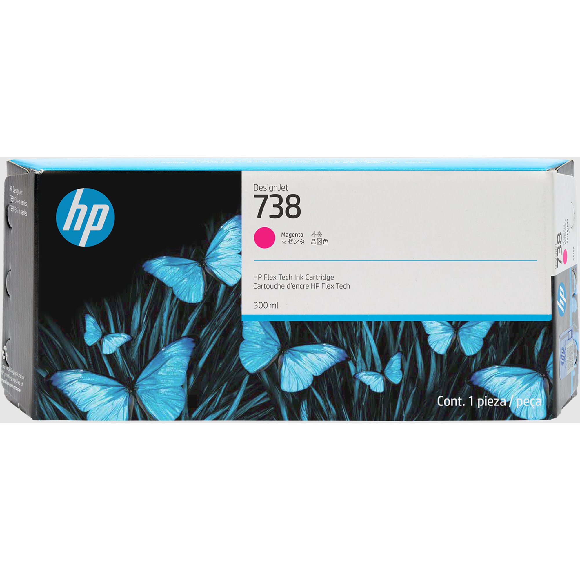 Cartuccia HP 738 (676M7A ) magenta Originale