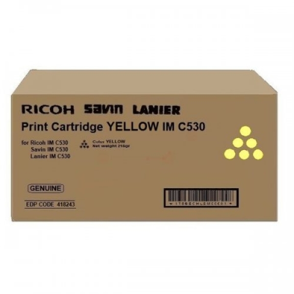Toner Ricoh IM C530 418243 giallo Originale