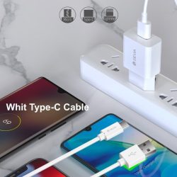 Suit Carica Batteria 2,4A 2 Uscite e Cavo Usb A - Type-C