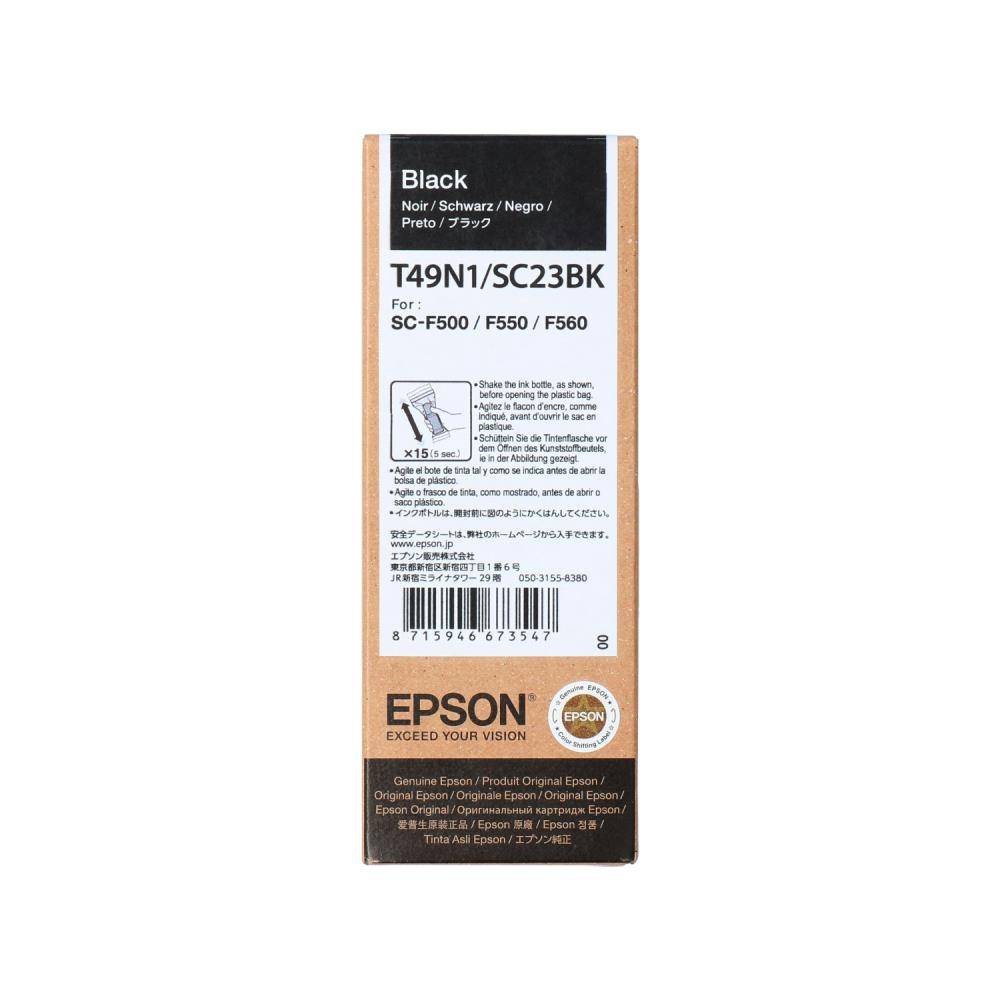 Flacone inchiostro ORIGINALE  Nero 140ML DYE SUBLIMATION EPSON SC-F100,F500,F501#C13T49N100