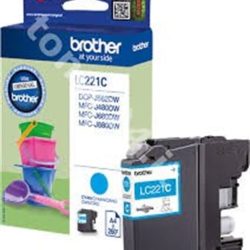 Cartuccia Brother LC221C Ciano Originale