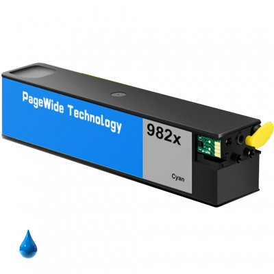 HP 982XL T0B27A Cartuccia compatibile ciano