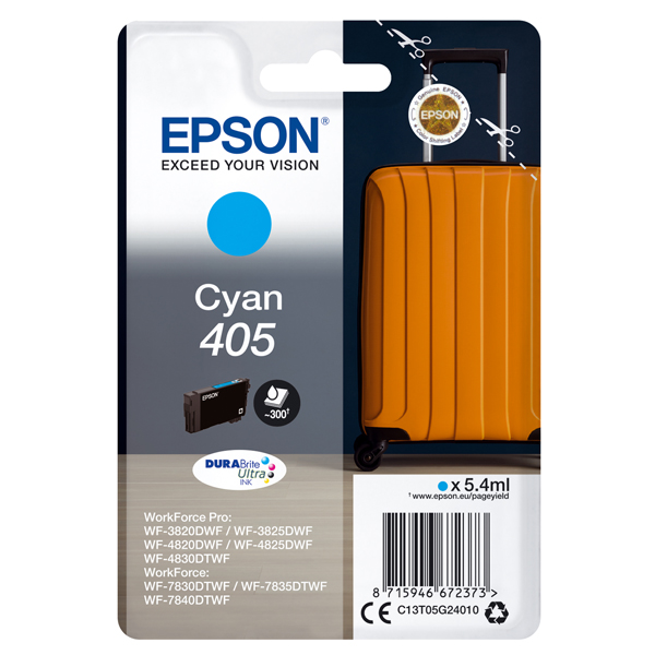 Cartuccia Epson 405 (C13T05G24010) Ciano Originale