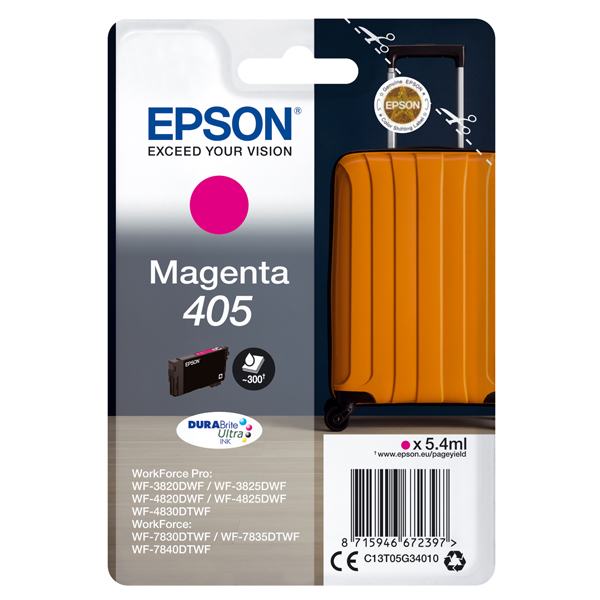 Cartuccia Epson 405 (C13T05G34010) Magenta Originale