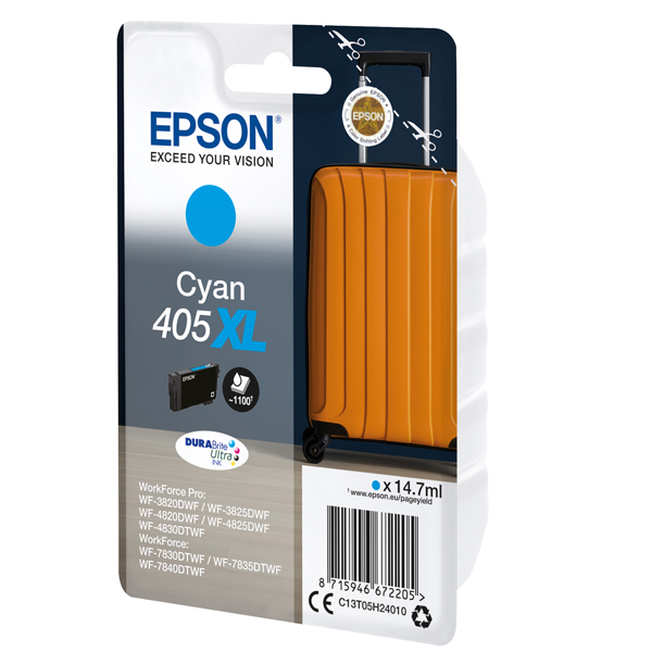 Cartuccia Epson 405XL (C13T05H24010) Ciano Originale