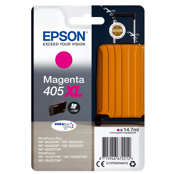 Cartuccia Epson 405XL (C13T05H34010) Magenta Originale