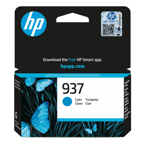 Cartuccia HP 937 (4S6W2NE ) ciano Originale , 800 pagine