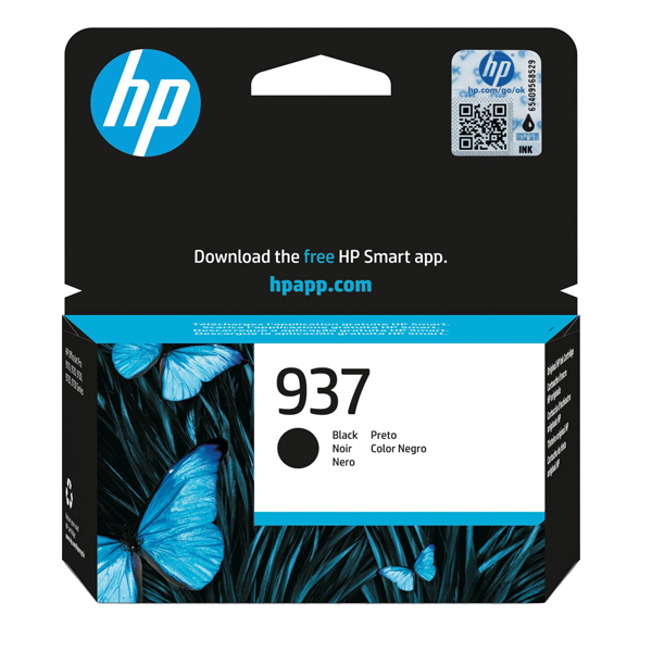 Cartuccia HP 937 (4S6W5NE ) nero Originale , 1.200 pagine