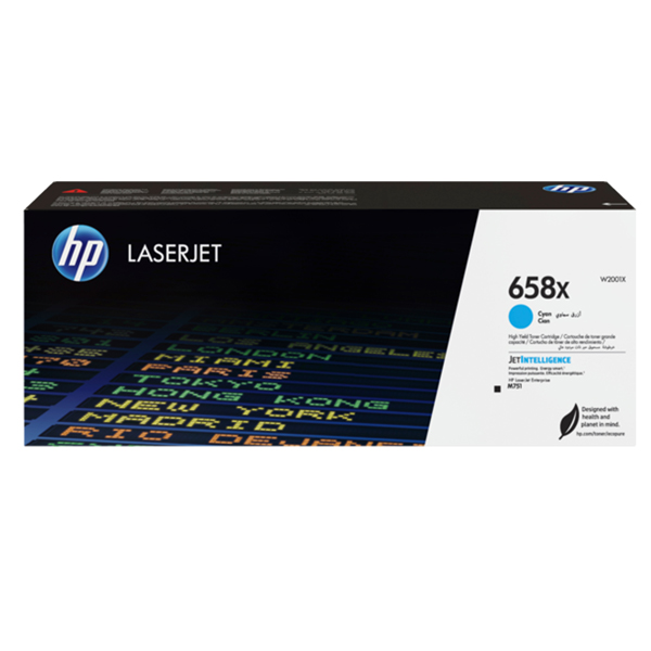 Toner HP 658X (W2001X) Ciano Originale