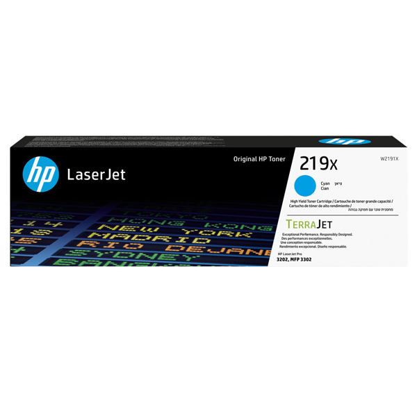 Toner HP 219X W2191X ciano Originale