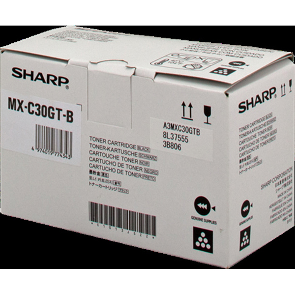 Toner Sharp (MX-C30GTB) Nero Originale