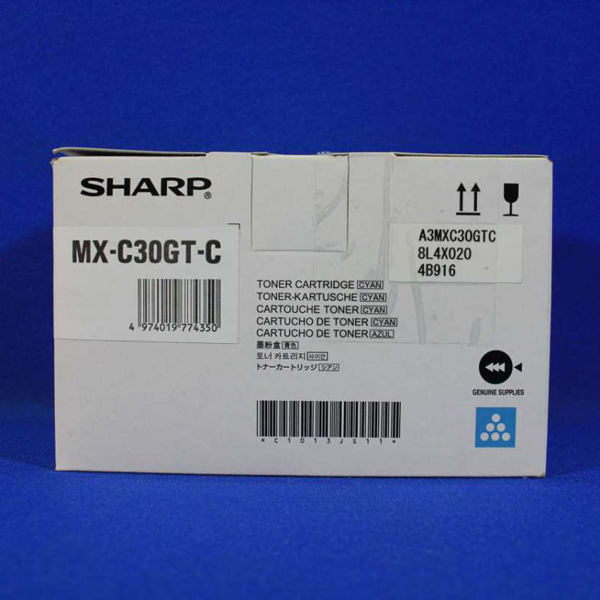 Toner Sharp MX-C30GTC (MX-C30GTC) Ciano Originale