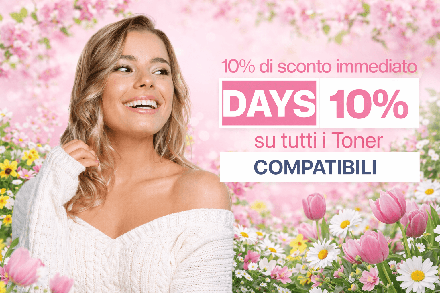 Sconto 10 Toner Primavera